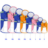 Waterproof Reflective Dog Raincoat – Lightweight PU Jacket with Safety Strips and Storage Pocket