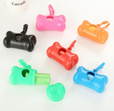 Bone-Shaped Dog Poop Bag Dispenser – Portable Garbage Holder for Pet Waste Cleanup