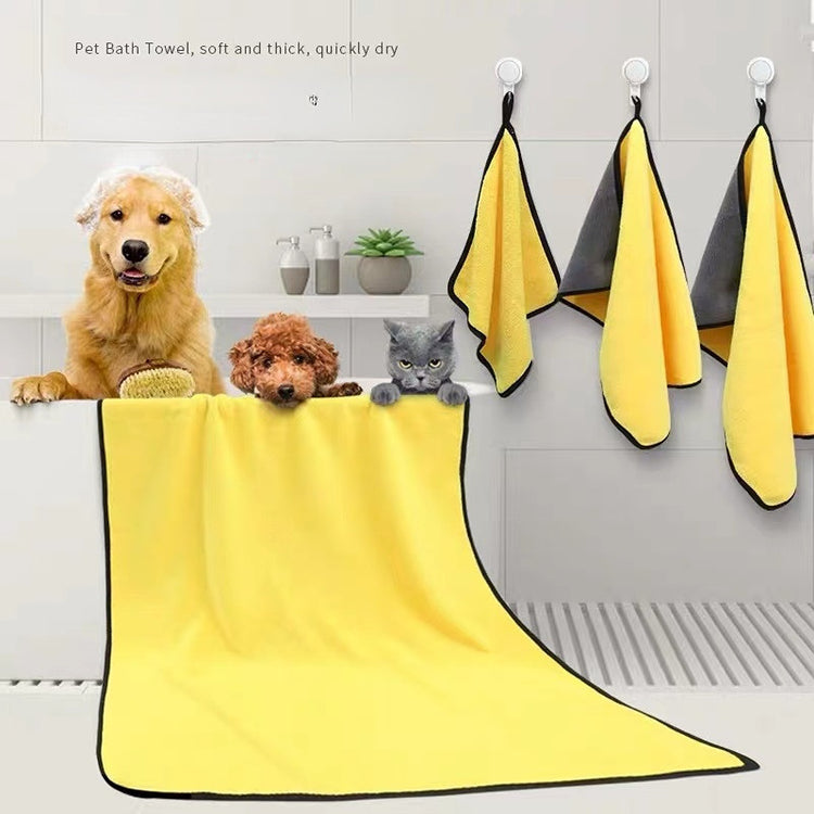Super Absorbent Microfiber Dog Towel β Quick Drying Bath Towel for Dogs & Cats