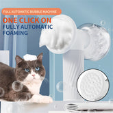 Automatic Foaming Pet Bath Brush – Dog & Cat Grooming with Built-In Soap Dispenser