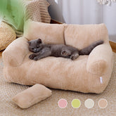 Luxury Cat Sofa Bed – Winter Warm Nest for Small & Medium Pets | Plush Dog & Cat Lounger