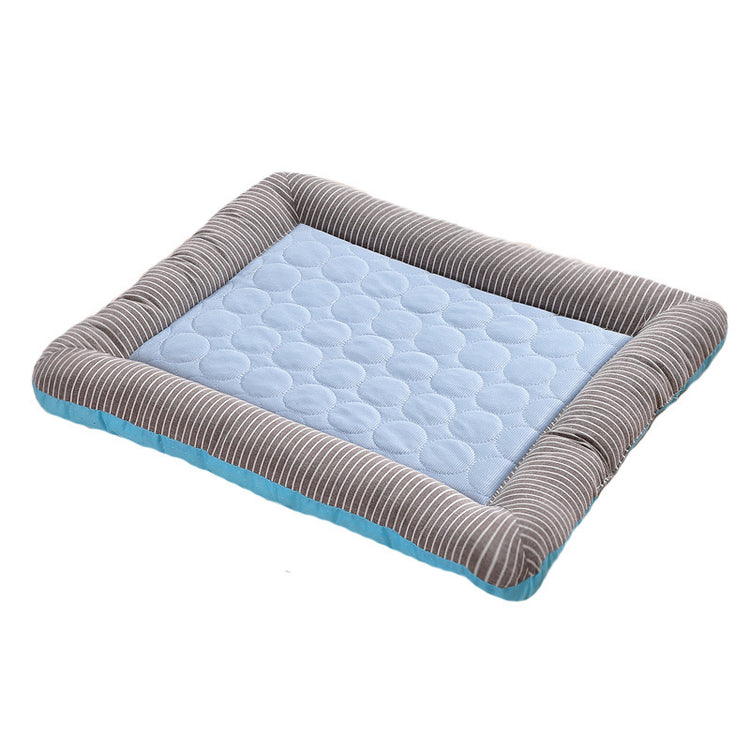 Cooling Pet Pad – Soft Ice Silk Summer Bed for Dogs & Cats