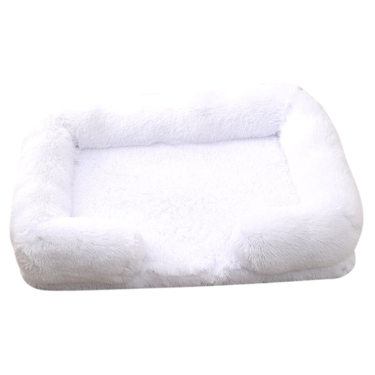 Bear Paw Shaped Plush Pet Bed – Cozy and Cute Sleeping Nest for Small Dogs & Cats
