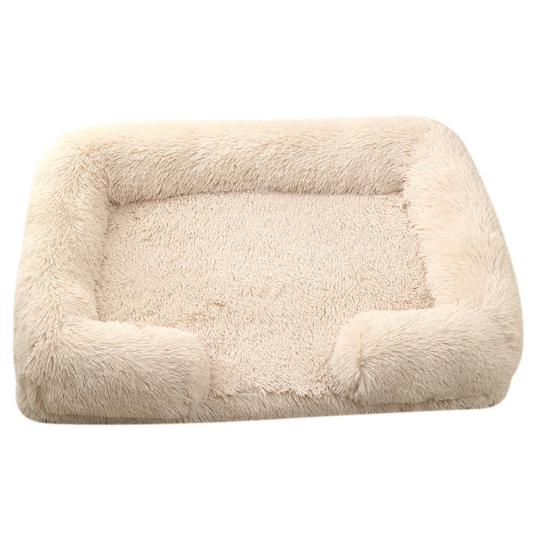 Bear Paw Shaped Plush Pet Bed – Cozy and Cute Sleeping Nest for Small Dogs & Cats