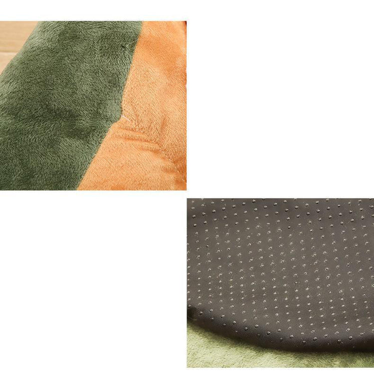 Cute Cat & Dog Winter Nest Bed – Cozy Cotton Pet House for Small & Medium Pets