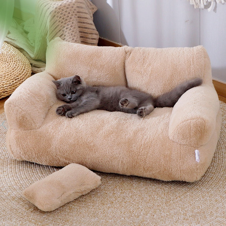 Luxury Cat Sofa Bed – Winter Warm Nest for Small & Medium Pets | Plush Dog & Cat Lounger