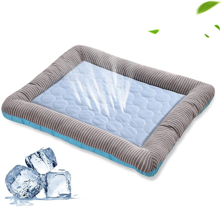 Cooling Pet Pad – Soft Ice Silk Summer Bed for Dogs & Cats
