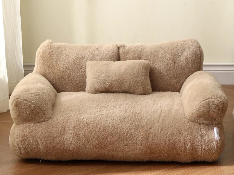 Luxury Cat Sofa Bed – Winter Warm Nest for Small & Medium Pets | Plush Dog & Cat Lounger