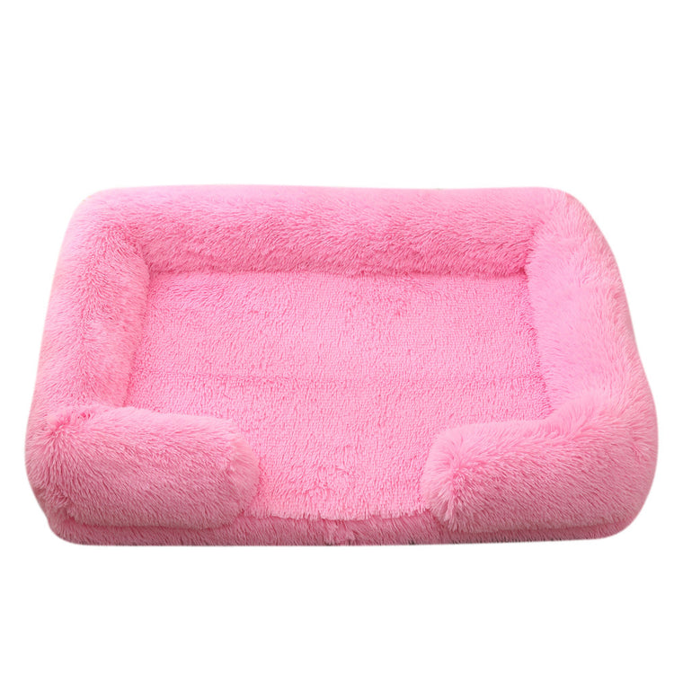 Bear Paw Shaped Plush Pet Bed – Cozy and Cute Sleeping Nest for Small Dogs & Cats