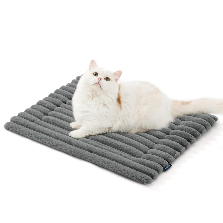 Self-Warming Cat Mat Pad – Thermal Non-Slip Heating Crate Bed for Small Cats & Dogs