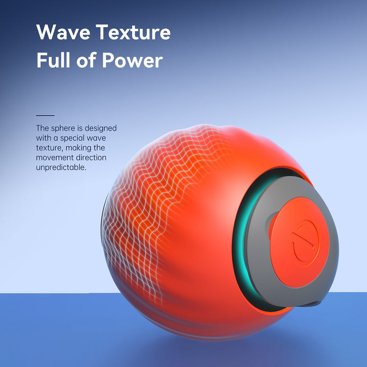 2025 Smart Interactive Cat Ball – Rechargeable Type-C Auto Rolling Teaser Toy