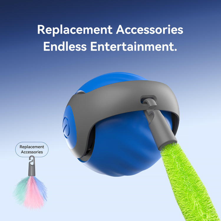 2025 Smart Interactive Cat Ball – Rechargeable Type-C Auto Rolling Teaser Toy