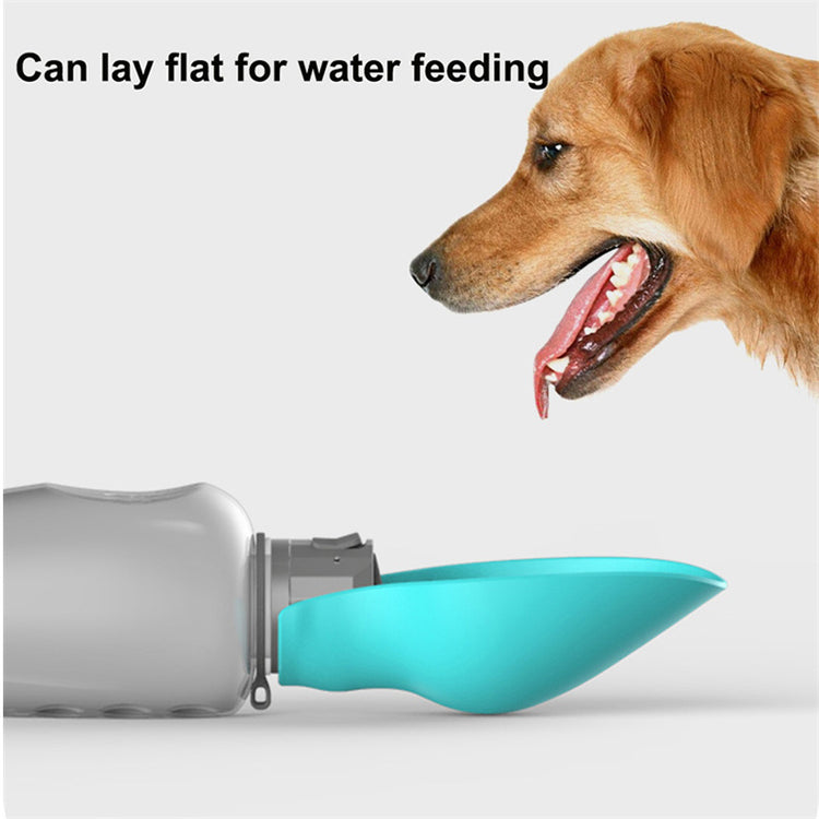 800ml Portable Pet Water Bottle – Foldable Leaf Bowl & Leakproof Dispenser for Dogs
